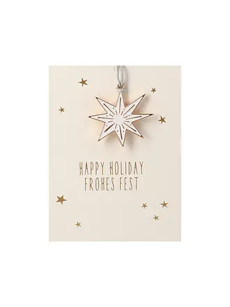 RAEDER | Weihnachts Deko MINI-ORNAMENT Stern | 